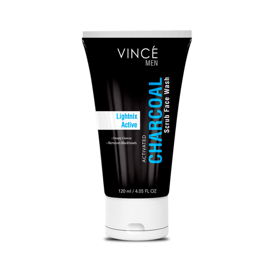 VINCE Activated Charcoal Scrub Face Wash (Men)
